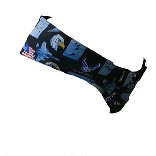 HW Airforce Head Wrap ELASTIC BACK Doo Rag Biker skull cap back No Velcro