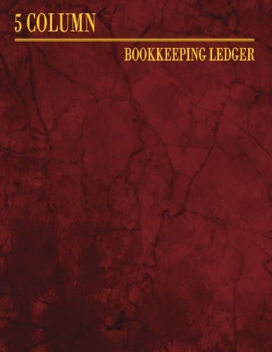 5 Column Bookkeeping Ledger