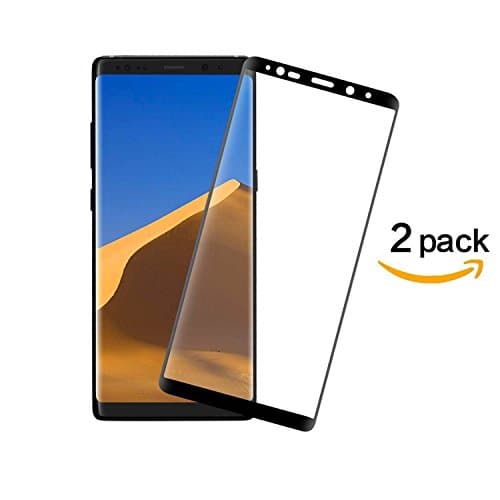 [2-pack] Galaxy Note 8 Screen Protector,Glass Screen Protector for Samsung Galaxy Note 8 (Black)