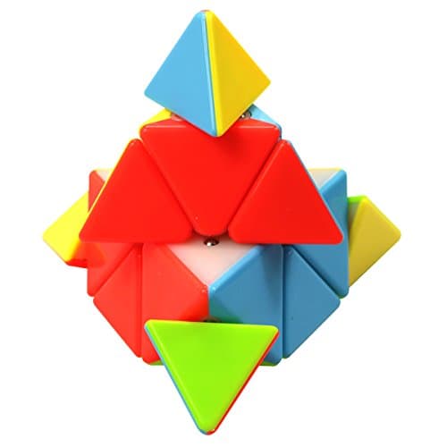 FC MXBB 3X3 Triangle Pyraminx Magic Cube Puzzle Brain Teasers Education Toy Twist Toy Kid Gift Stickless 95mm