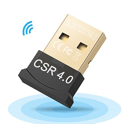 Jadeite USB Bluetooth Adapter for PC Wireless Dongle Low Energy for Stereo Music Keyboard Mouse Headset Support Windows 10 8.1 8 7 XP Vista