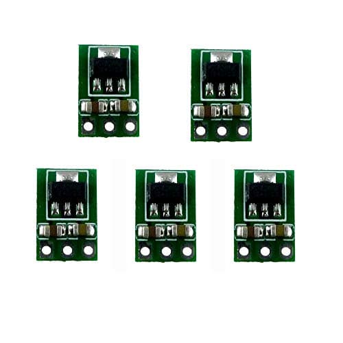 Eletechsup 3.5-5V to 3.3V DC-DC Step-Down Buck Module repl AMS1117 LDO Regulator Board (DC3.3V, Without pin, 5)