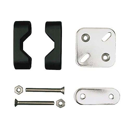 Sea Dog Rail Mount Square Plate Brackets, Pair