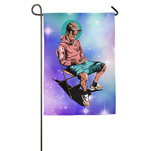 Personalized Decorative Welcome Polyester Home Flags Printed Travis Scott Jacques Webster Flag For Indoor/Outdoor With Two Size - 12 18 Or 18 27 Inch