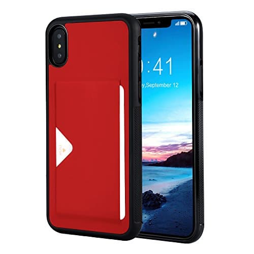 AICHOC iPhone X Case, iPhone 10 Slim Non-slip Grip Cell Phone Cases [Slim Fit] [Ultra Thin] for Apple iPhone X (2017)