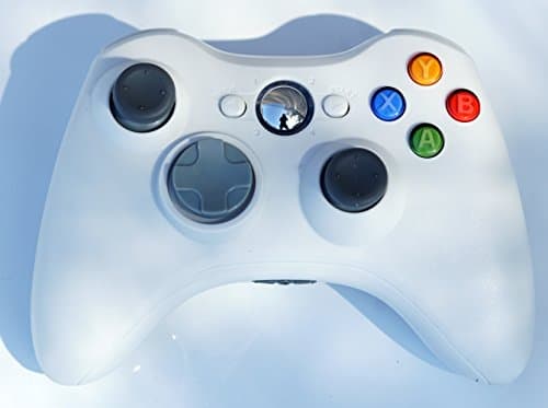 FiveStar USB Wireless Game Pad Controller for Use With Microsoft Xbox 360 (White/Grey)