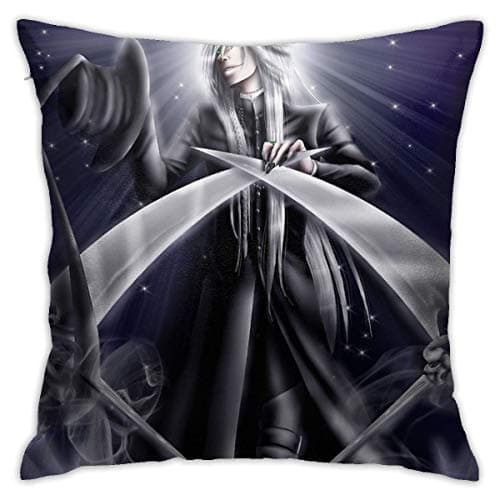 JACHE Saint Undertaker Decorative Throw Pillow Covers for Sofa Couch Cushion Pillow Cases 18x18 Inch