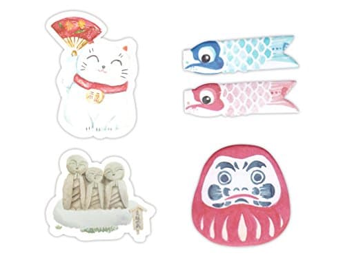 Self-Stick Notes, Scratch Pads Match for Planners/Notebook/School/Office Stationery, 5 Pads/Pack, 30 Sheets/Pad (Japanese Commodity)