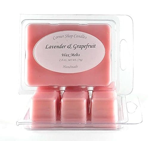 Lavender and Grapefruit Scented Wax Melts. Scented 6 Cube melts. Wickless candle wax
