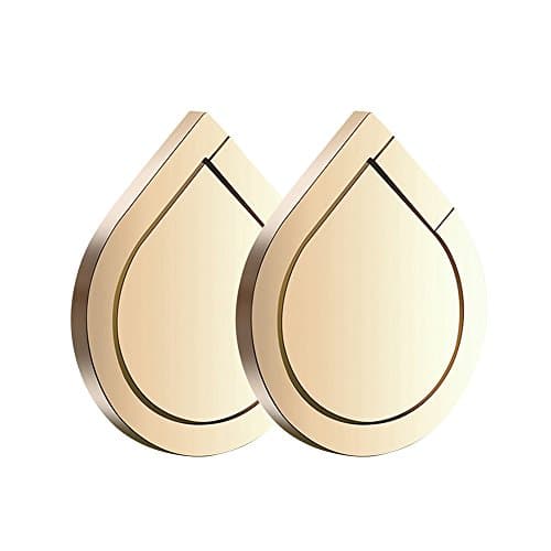 Cell Phone Ring Holder, 2 Pack Mobile Phone Ring Stand Car Mount Grip 360°Zinc Alloy Universal for iPhone 7/7 Plus, 6s Plus/ 6s,Samsung S7, S7 Edge, S6,and Other Smartphones