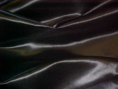 Linens Gallery Bridal Satin Drape Backdrop Panel Curtain approximate Size 5 ft Wide x 10 ft Long (Black)