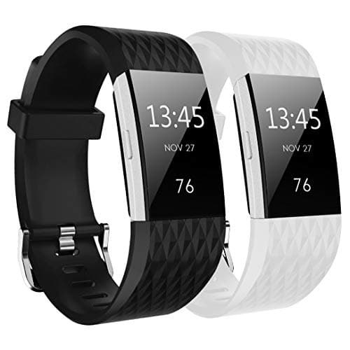 Hanlesi For Fitbit Charge 2 Strap, Special Edition Bracelet Straps Wristbands Replacement Accessories Sport Bands for Fitbit Charge 2 Wrist Straps - 12 Colours