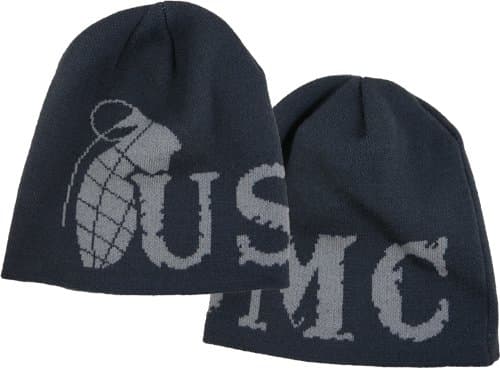 USMC Grenade Charcoal Grey Watch Cap