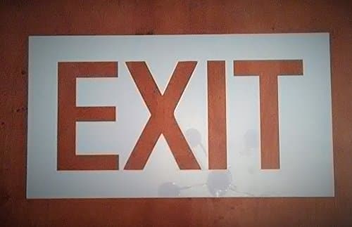 EXIT Stencil
