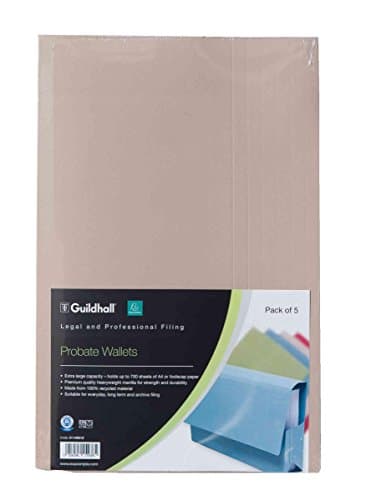 Guildhall 315 gsm Foolscap Probate Wallet - Buff