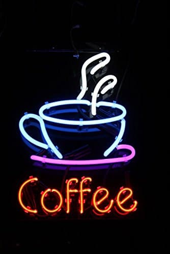 "Neon" Coffee Decorative Metal Sign