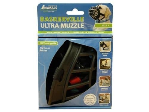 (3 Pack) Co. Of Animals - Baskerville Ultra Muzzle Size 4