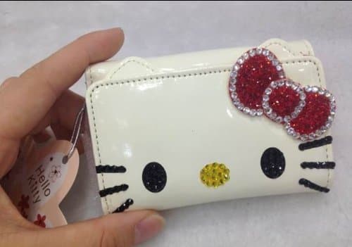 Swarvoski Crystal Hello Kitty Keychain Wallet