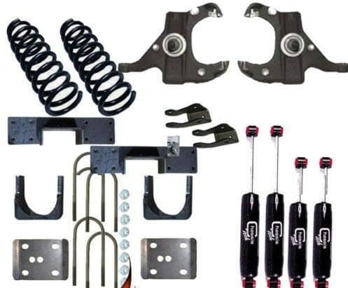4"-6" Lowering kit, Compatible With Chevy/GMC C10 Silverado/Sierra 73-87 with 1.25" rotors 6001