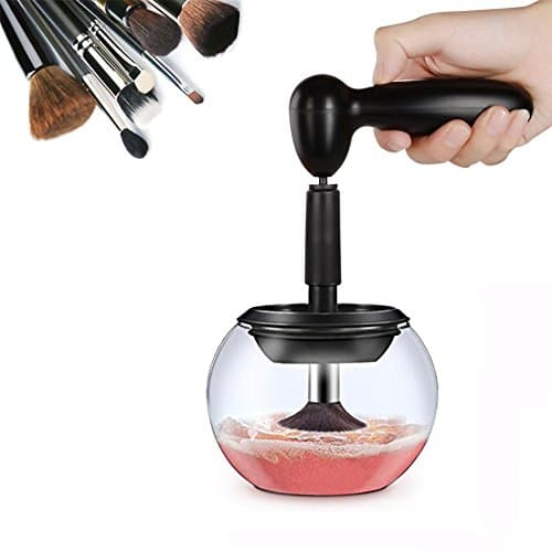 Makeup Brush Cleaner,Needobi Automatic Makeup Brush Cleaner Electronic Cleaning Machine Electric Dryer and Deep Clean Machine, Cleans &amp; Dries Makeup Brushes in Seconds