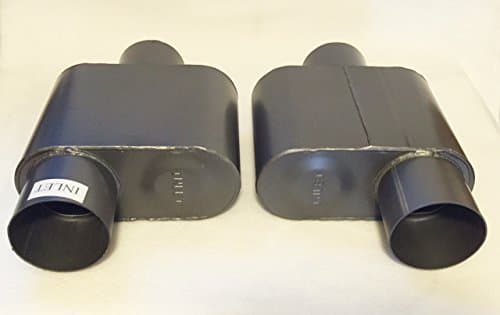 3.5" OFFSET/CENTER FLOWSOUND 10 SERIES MUFFLERS - PAIR