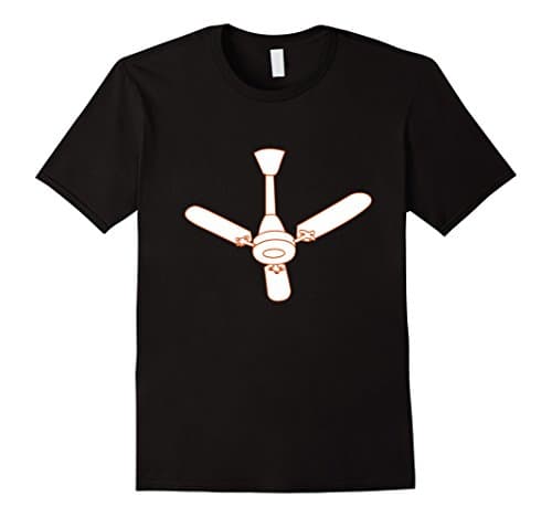 Retro Ceiling Fan Print T-Shirt