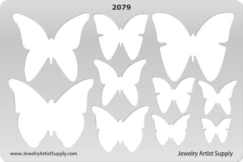 Creative Shapes Template - Butterflies