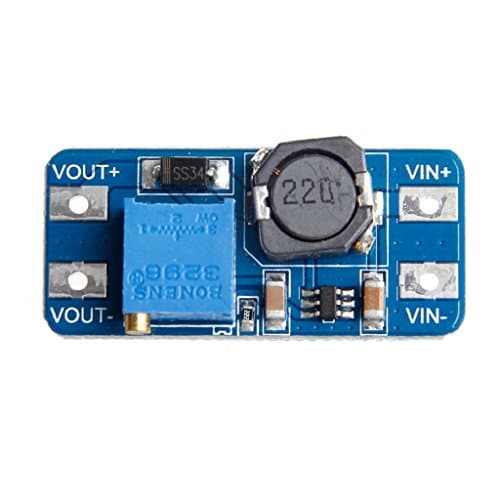 Aluoflower MT3608 DC DC Step up Module Adjustable Converter Booster Power Supply Output 2A