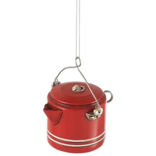 Camp Coffee Pot Christmas Ornament