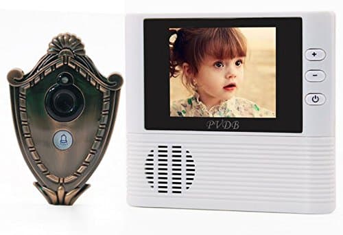 MobileFDL® 2.8" TFT Display 3X Digital Zoom Home Door Bell Peephole Door Viewer Camera Eye Doorbell Home Security Video System White