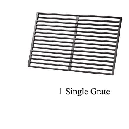 Kingfa Replacement for Weber 7522 Upgraded Material Matte Black Coated Cast Iron Cooking Grate (15 x 11.3 x 0.5) (1)