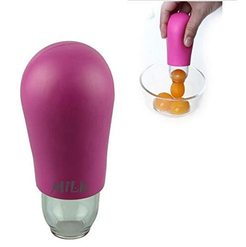 MILE Home Kitchen Tool Silicone Pluck Eggs Separator Yolk Extractor Divider