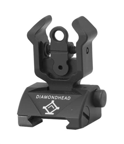 Diamondhead USARear Combat Sight (Upper Shaped Classic Diamond), Black