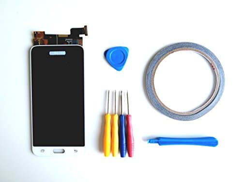 White LCD Touch Screen Digitizer Display For Samsung Galaxy J3 2016 J320+ Tools (Double-sided adhesive is Also included)