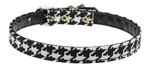 Evans Collars 3/8" Collar, Size 12, Houndstooth, Black
