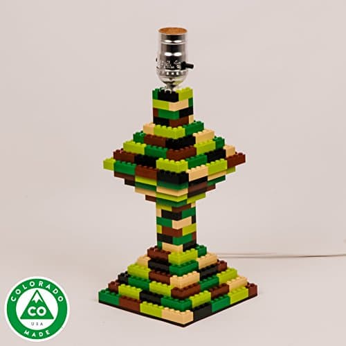 Green Camo Hourglass Lamp