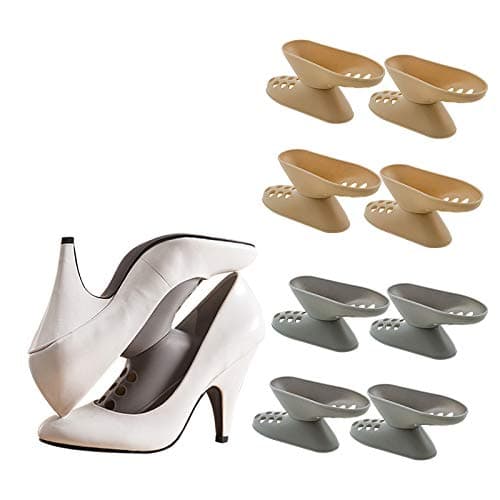 KEEPON Shoe Slots/Shoe Storage -Space Saver- Organizer Adjustable 8 Piece Set (8 Piece Set)