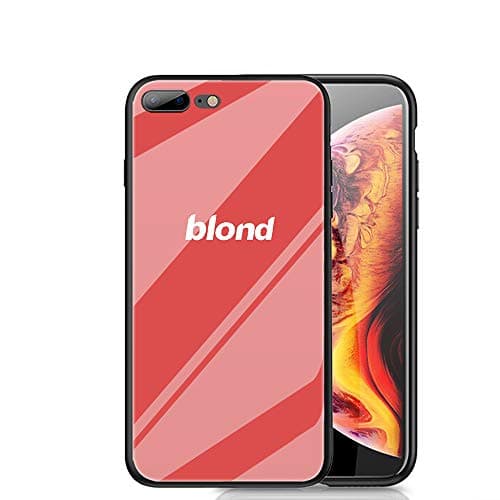 RUIWEI RWNO-252 Frank Ocean Rapper Designed for iPhone 5/5s/SE Case，Tempered Glass Back Cover and Black Anti-Scratch Shock Absorption Cover Case