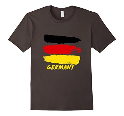 Mens German Flag Tshirt Large Asphalt