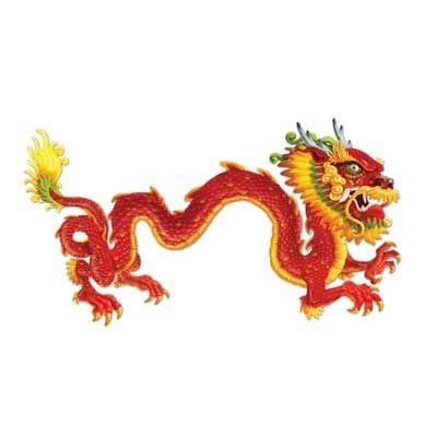Beistle 57782 Jointed Dragon, 6-Feet