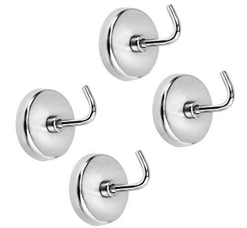 PRIMADAExtra-Strong Set Magnetic Hooks, 2pc, Chrome (2)