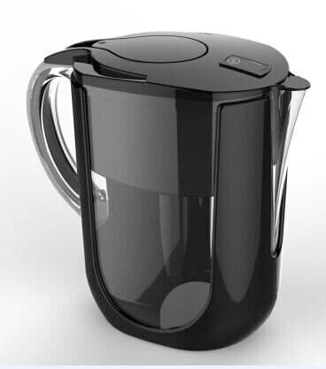 Alkaline Water Jug Filter. Special Pack with 2 Colour Coded Filters. Black