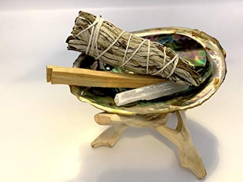 Eat Read Love Abalone Shell & Tripod