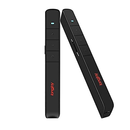 Wireless Presenter Longjoy RF 2.4GHz PowerPoint Clicker Presentation Remote Control Laser Pointer Clicker Flip Pen