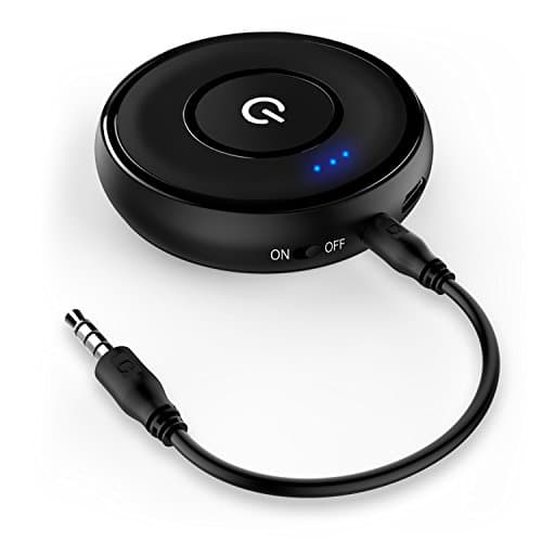 [Upgraded Version]Bluetooth Receiver, LDesign Wireless Mini Portable 3.5mm AUX APTX Low Latency 4.1 EDR Audio Stereo Adapter up to 33ft,Hands-Free Calls,Stream HD Music for Car,and other Sound System