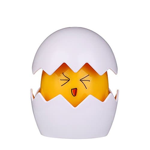 CTORCH 3-Modes Portable Egg Yolk Night Light USB Table Lamp Battery Powered Lights New Strange Lights Baby Toys Lights (Pink)