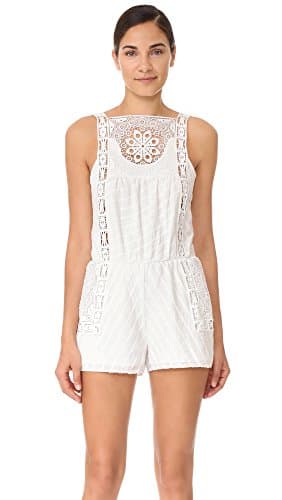 Saylor Women's Talya Romper, White, Medium