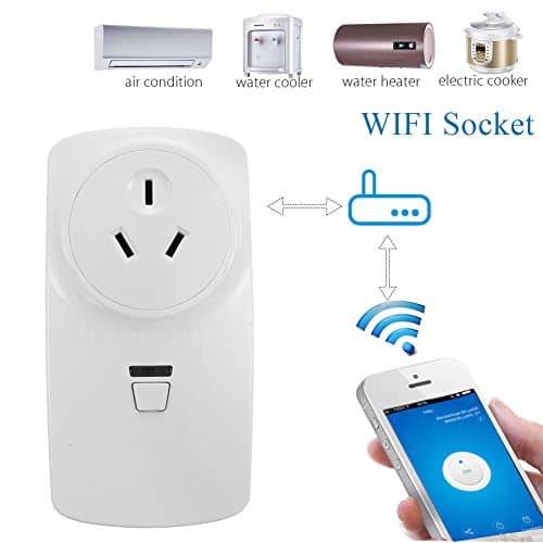 xlpace 16A Wifi Wireless Remote Smart Switch Socket Plug Outlet Timer APP for ECHO ALEXA Google Home