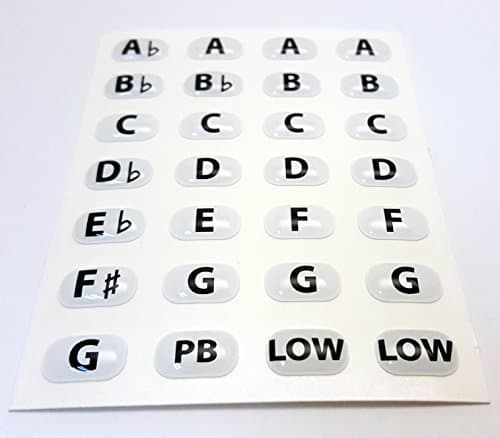 Harmonica Key Labels - 28 Count Deluxe