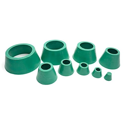 Soccerene Filter Adapter Cones Set, Buchner Funnel Flask Adapter Set, Tapered Collar, Sold for Years with Many Compliments